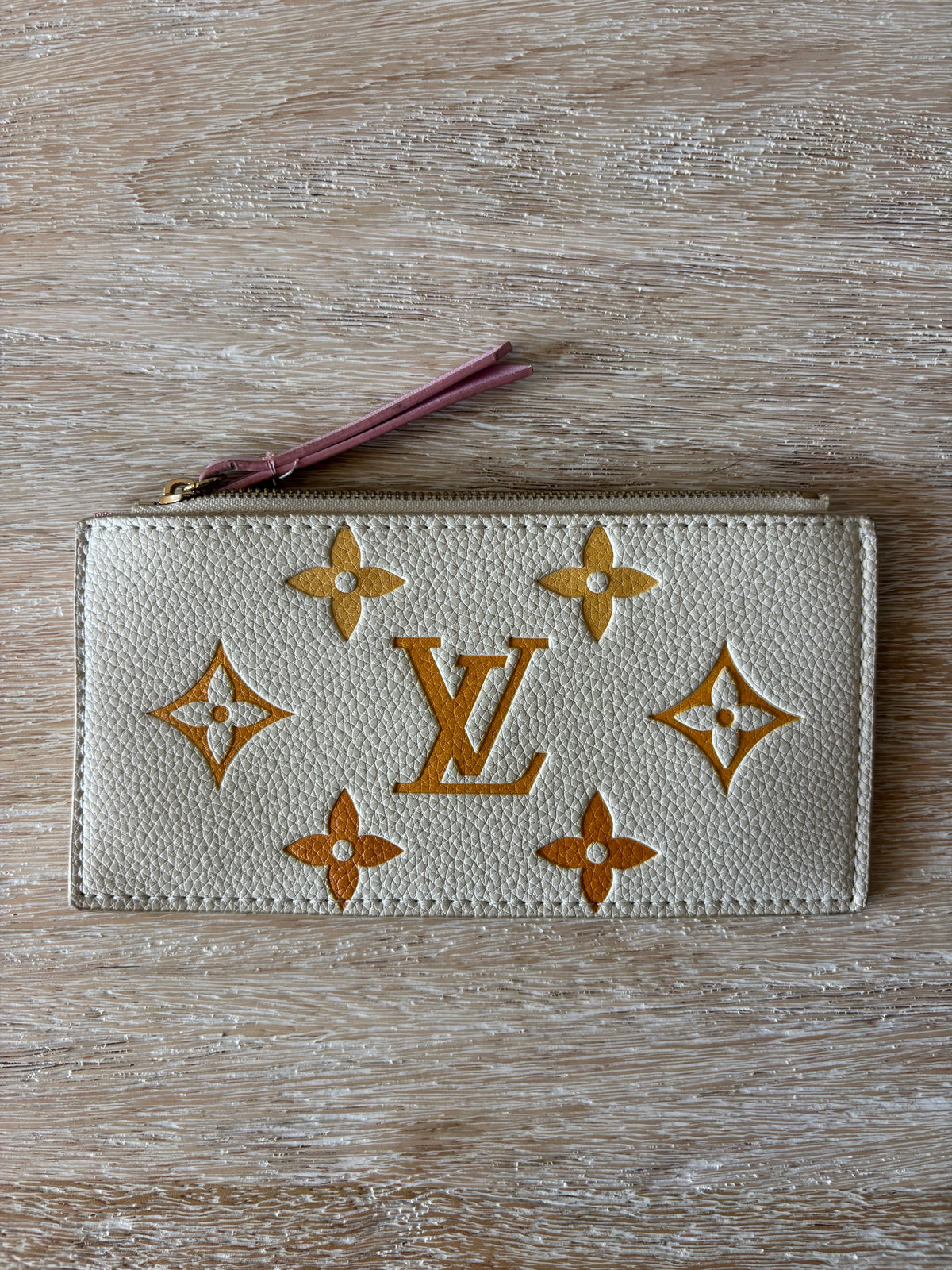 Rare Louis Vuitton Monogram Empreinte Pochette Wristlet