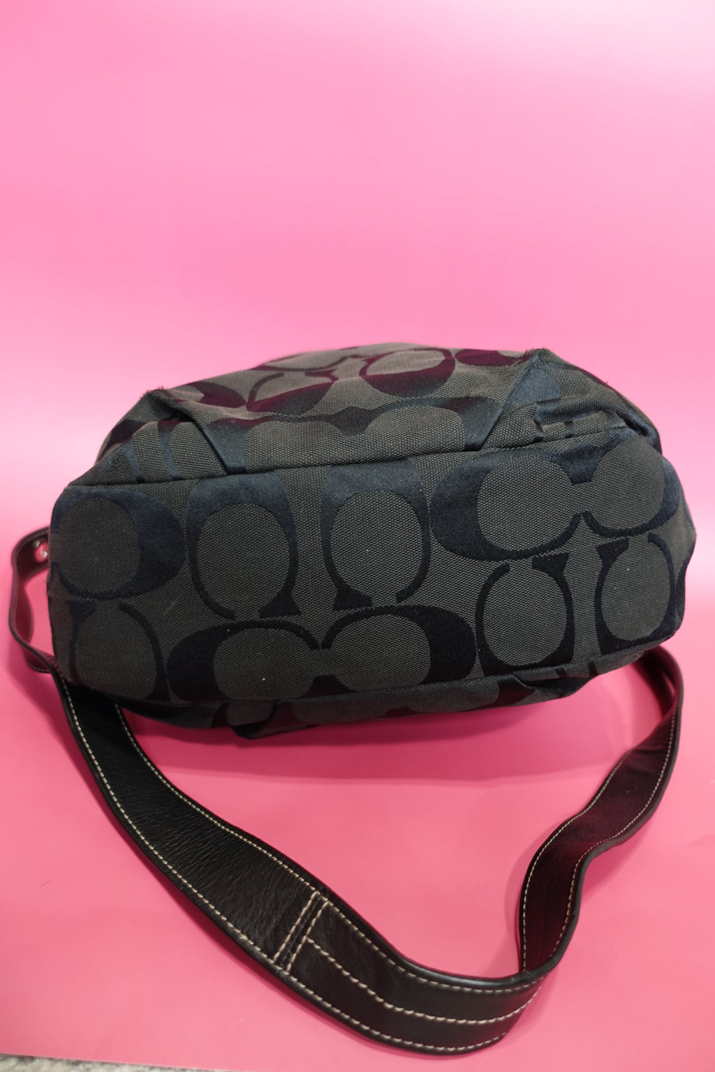 Black Monogram Coach Crossbody