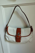 Coach White & Brown Soho