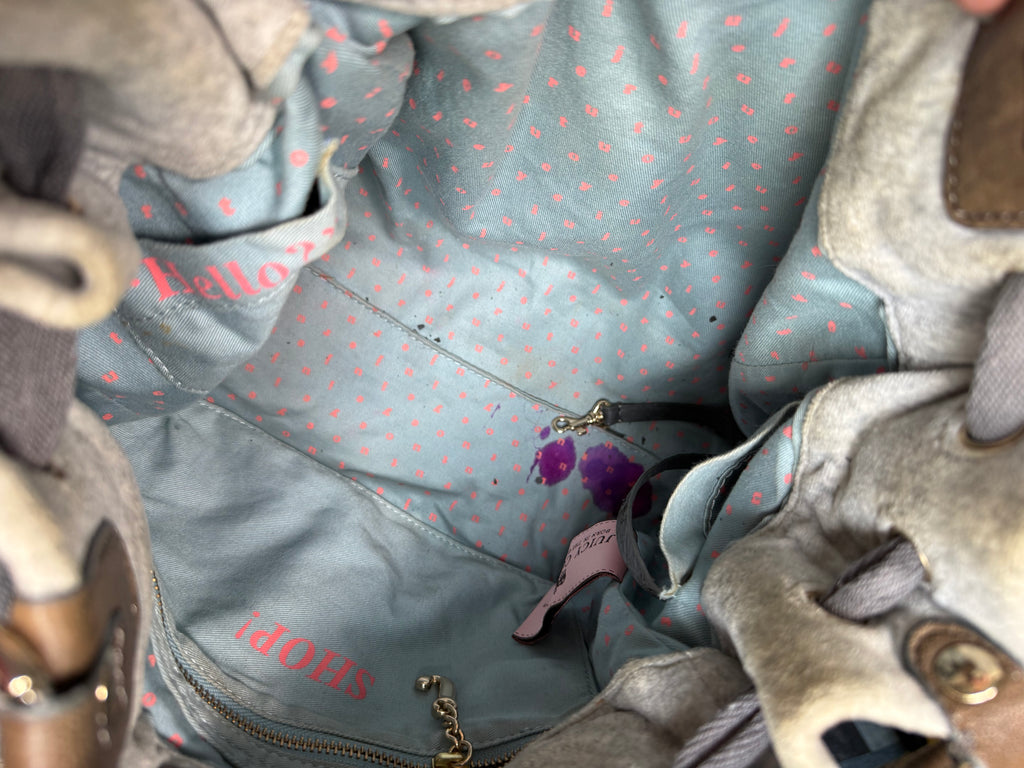 Juicy Couture Heather Grey & Coral Daydreamer