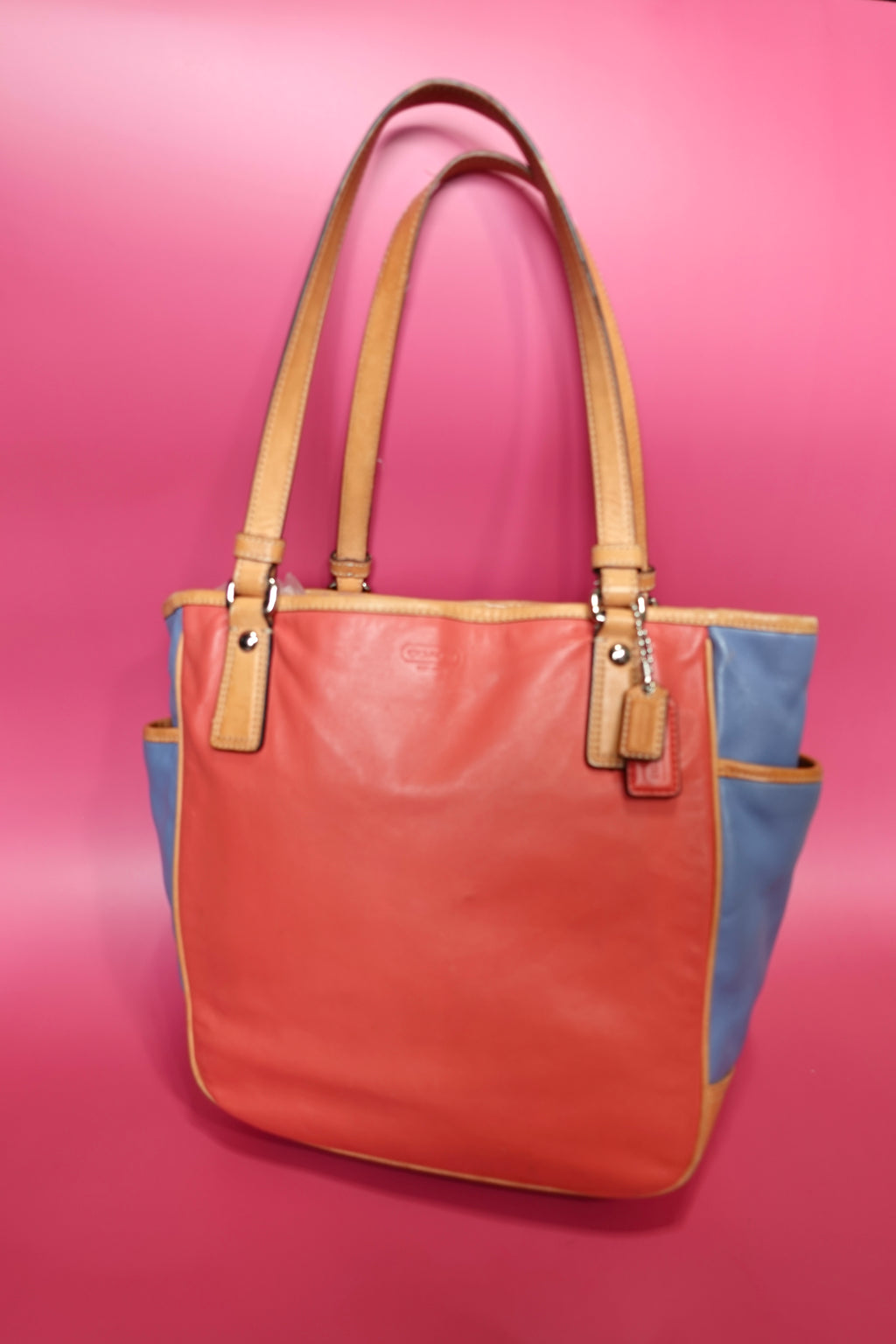 Coach Color Block Tote