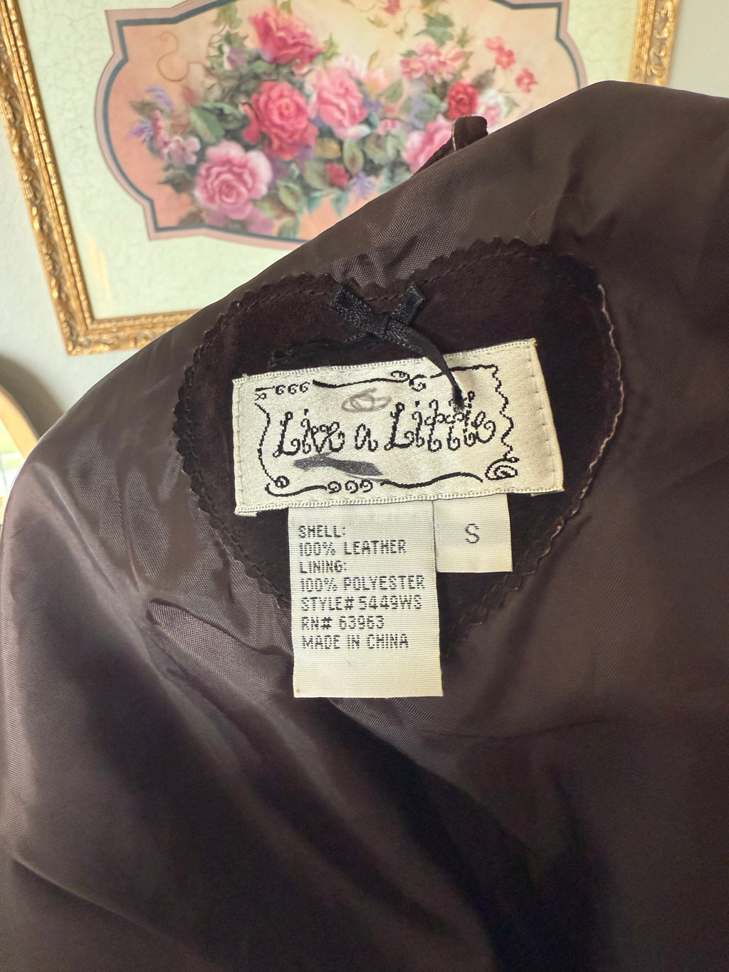 Brown Suede Y2k Button Up Jacket