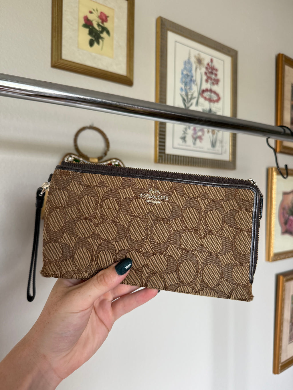 Coach Signature Phoebe Shoulder Bag and Wristlet