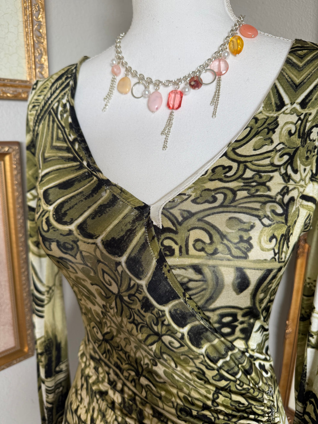 Roberto Cavalli Chinoiserie Dragon Dress F/W 2005