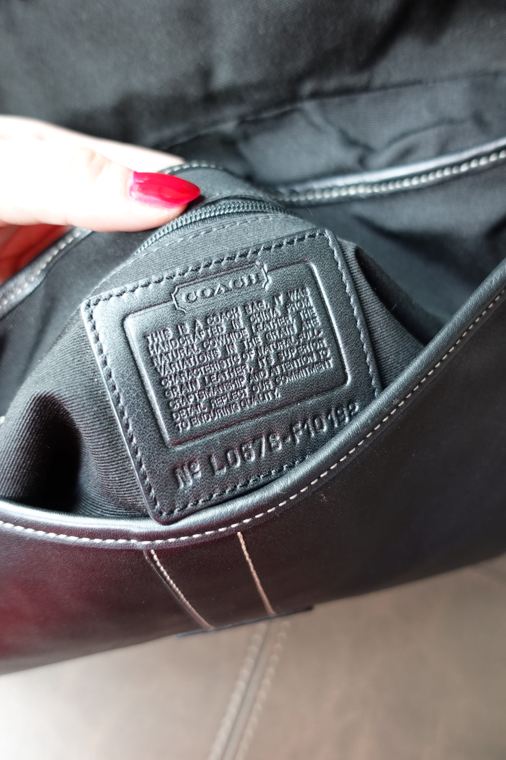 Coach Large Top Flap Black Soho