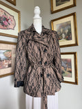 Black & Tan Vintage Lace Blazer