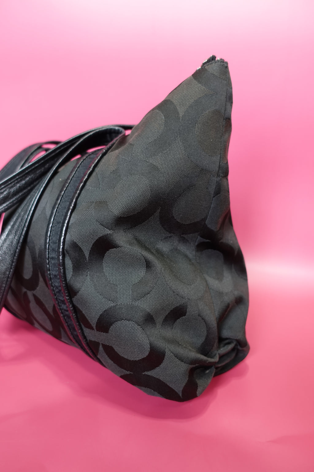 Coach Black Poppy Tote