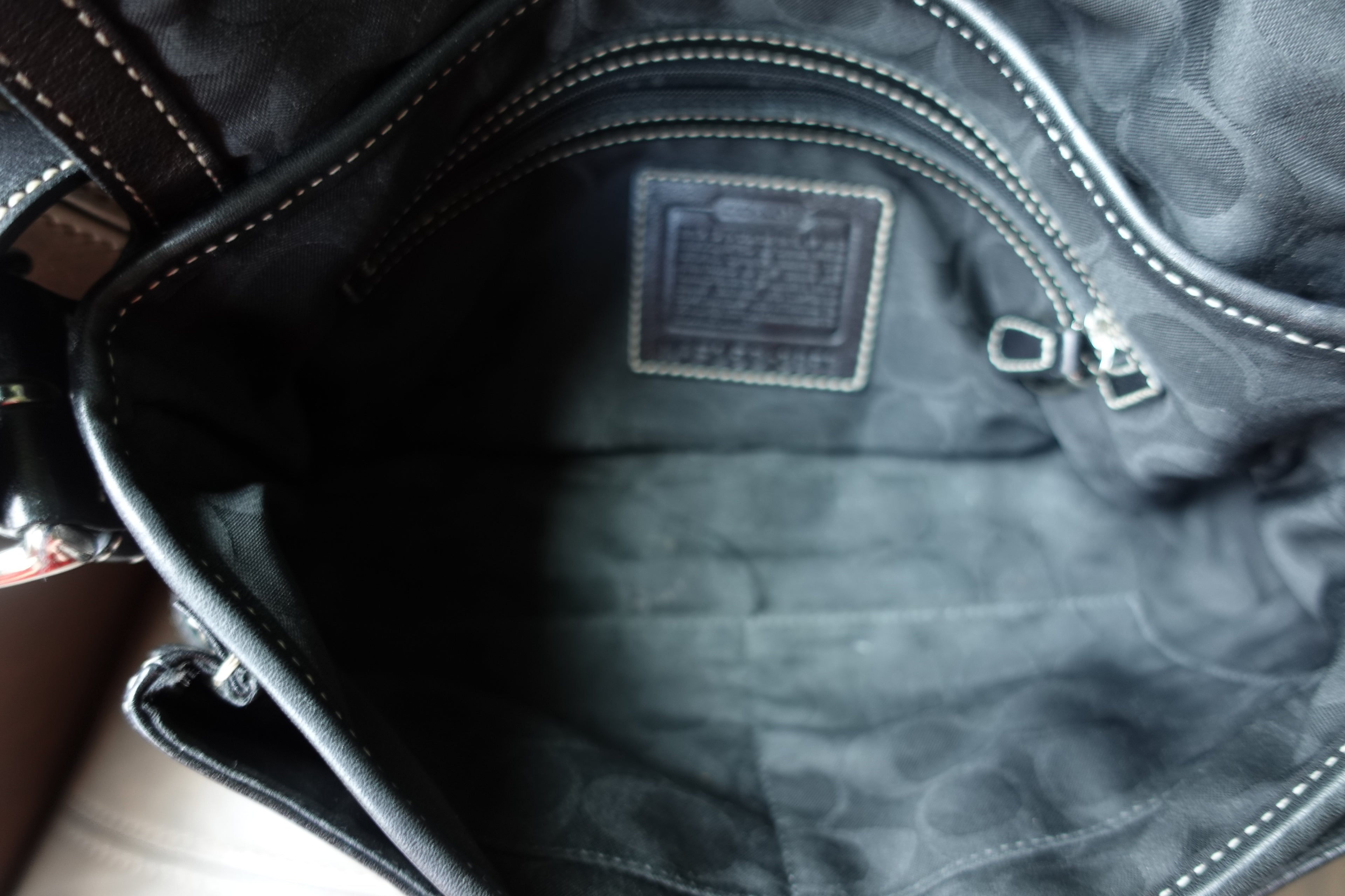 Coach Double Flap Black Soho