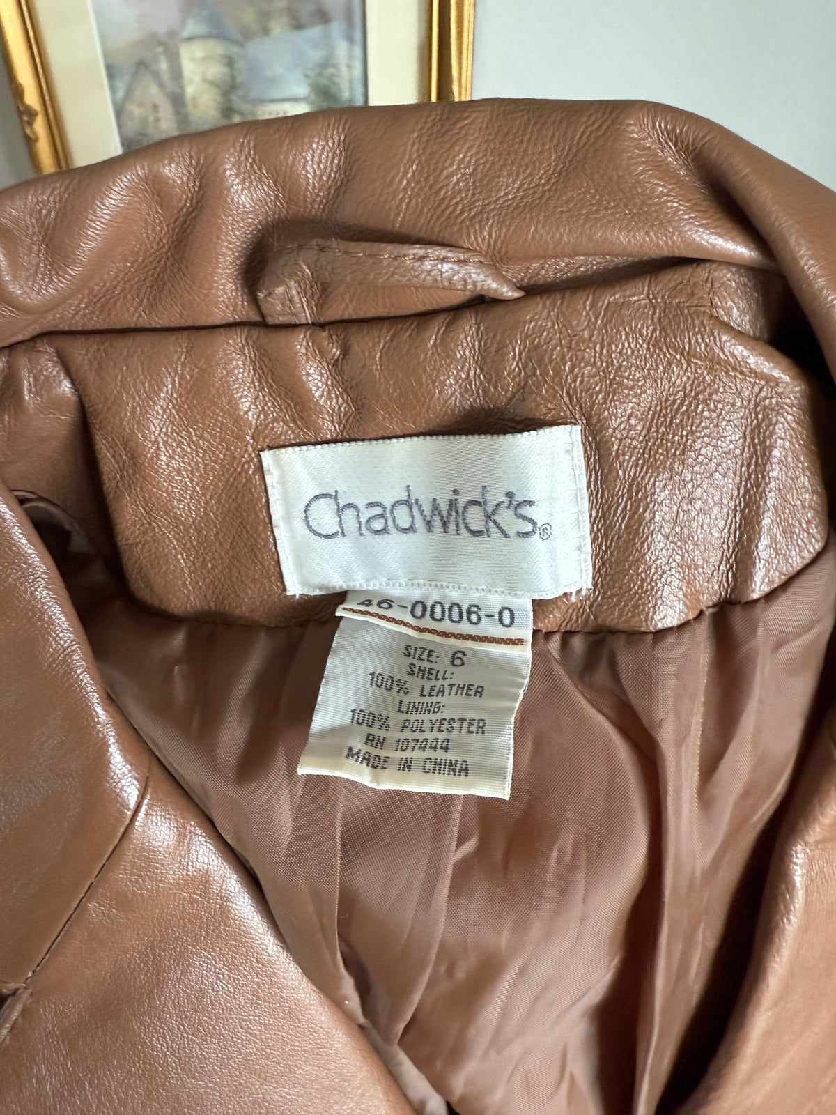 Vintage Brown Leather Jacket