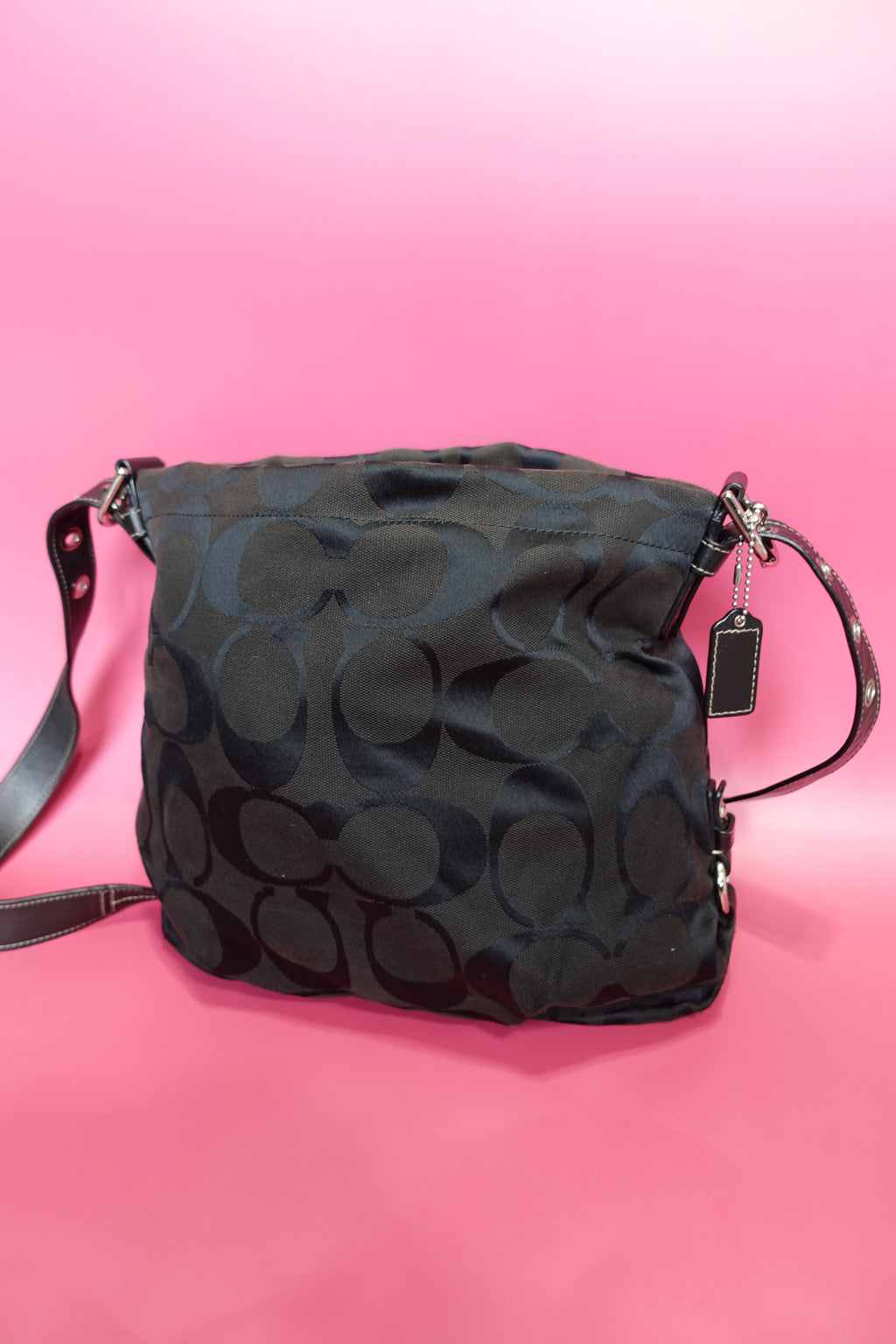 Black Monogram Coach Crossbody