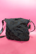 Black Monogram Coach Crossbody