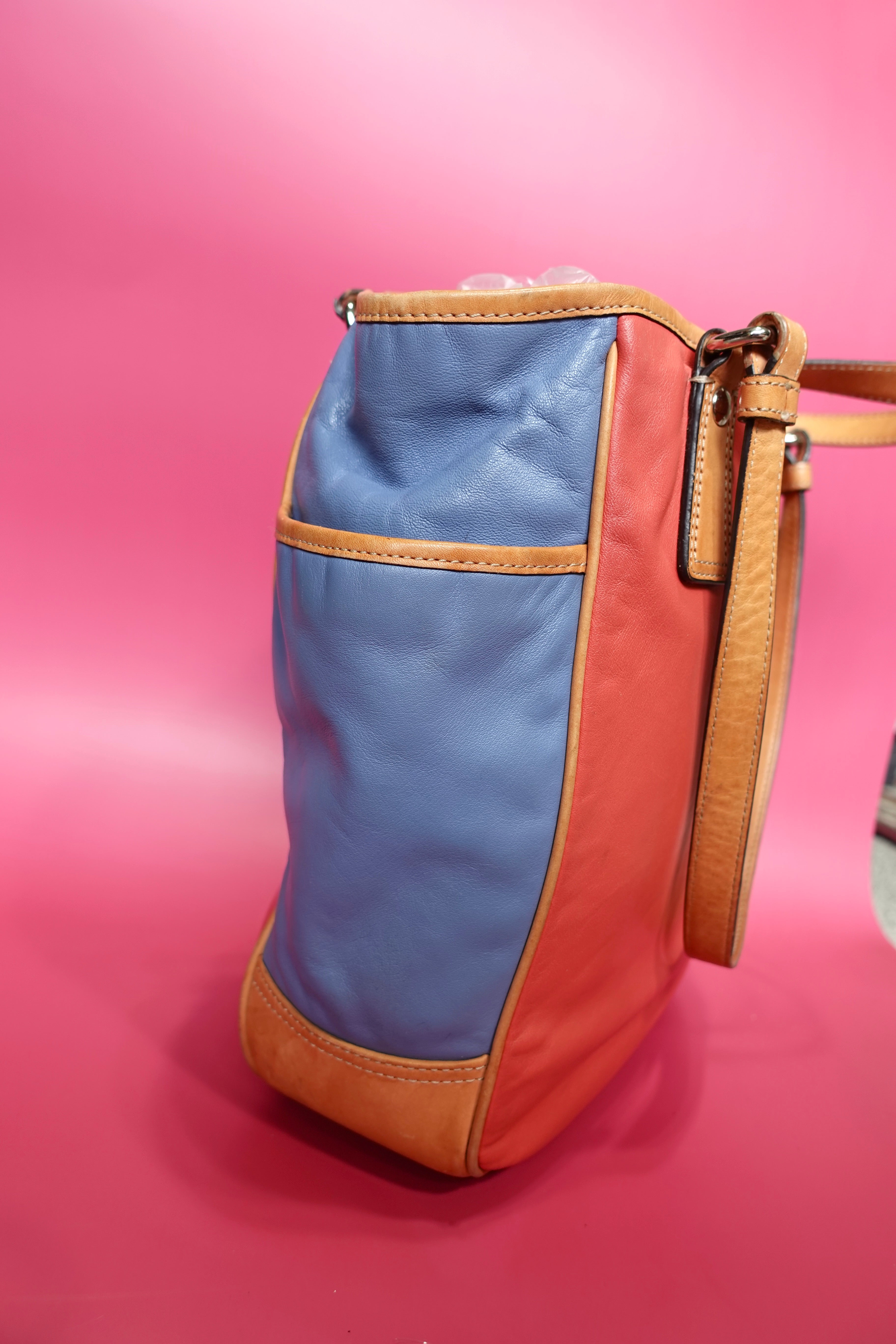 Coach Color Block Tote