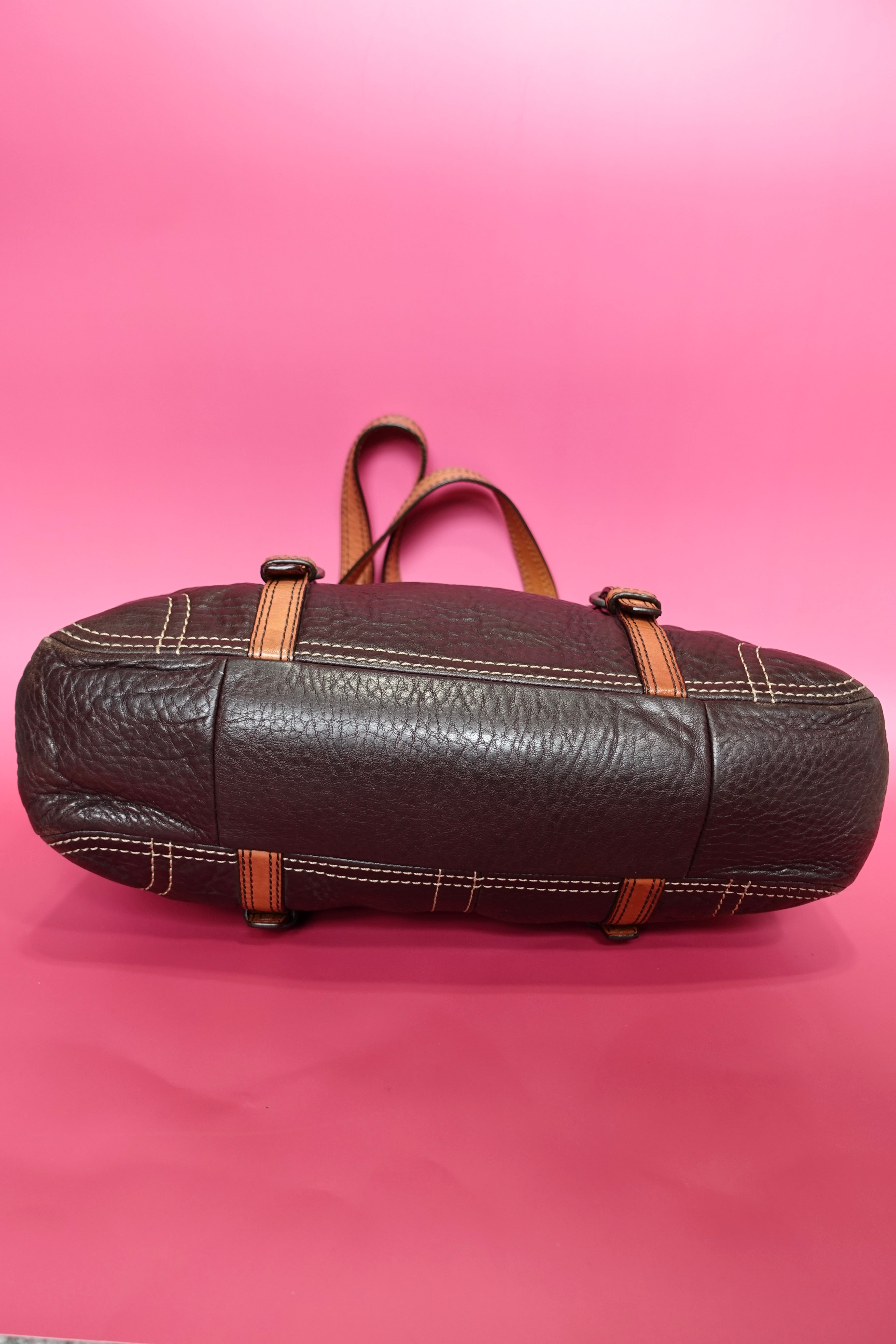 Chocolate Brown Coach Tote