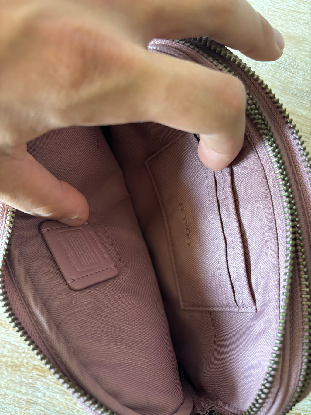 Pink Coach Crossbody