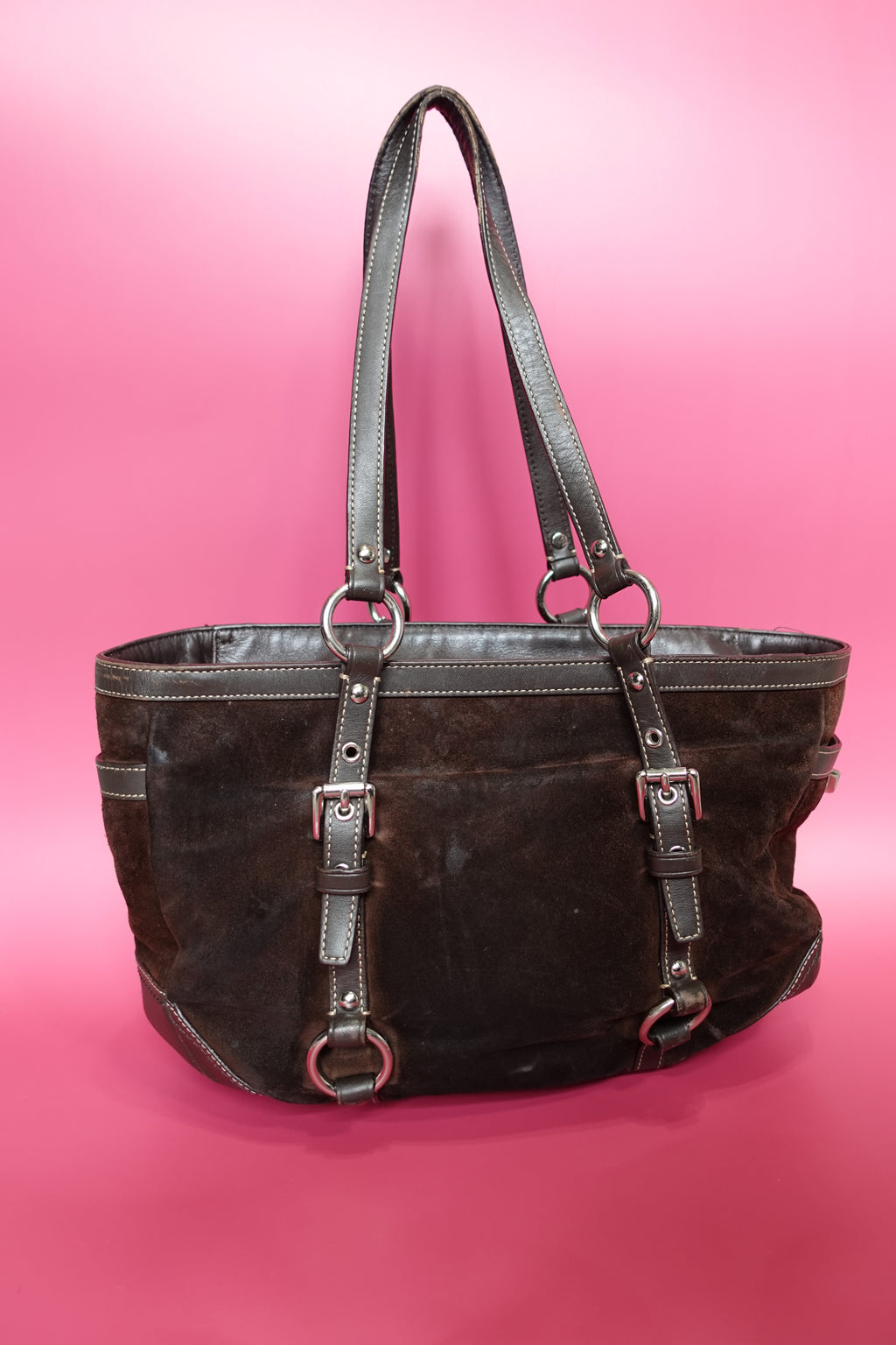 Brown Suede Coach