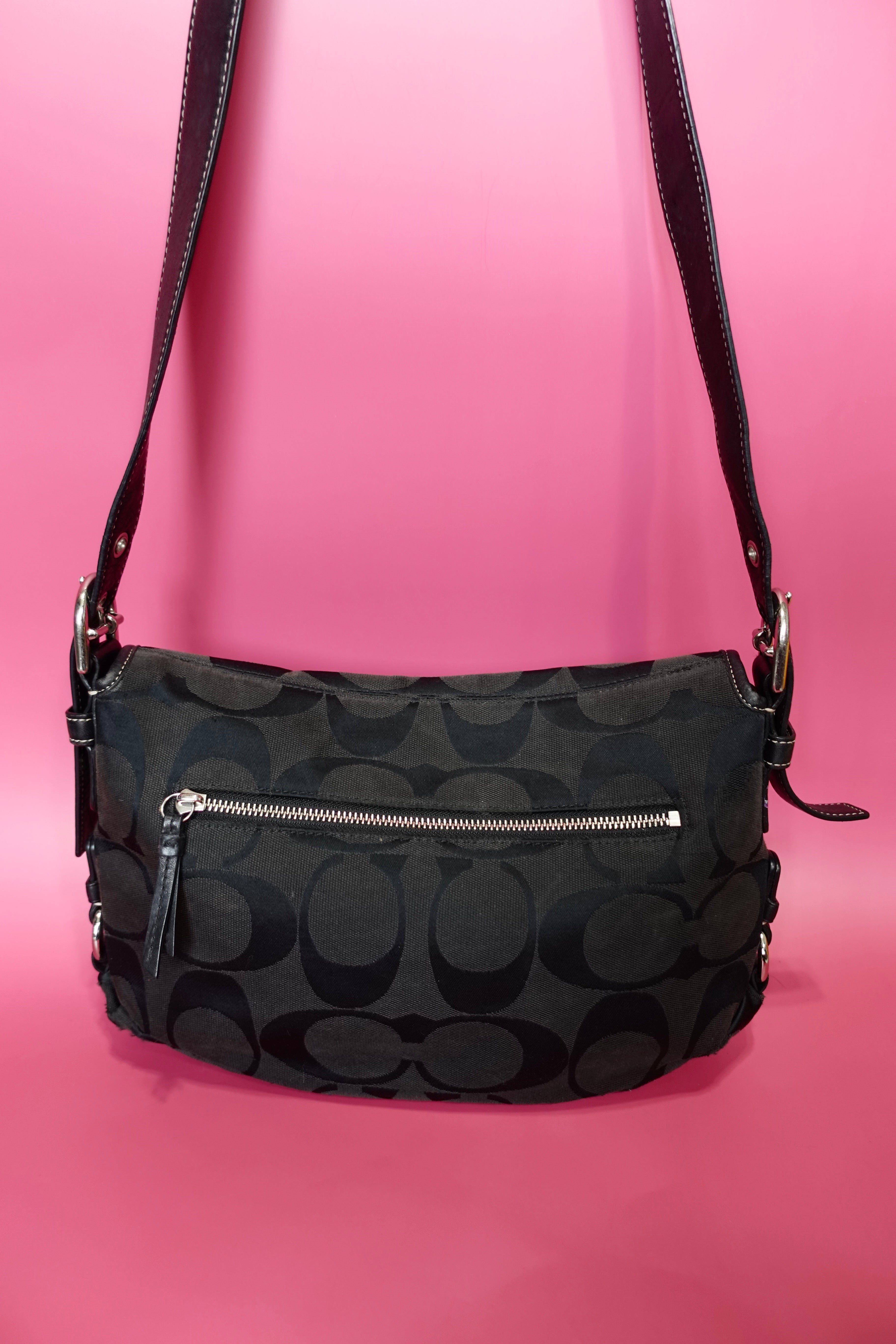 Coach Canvas Turnlock