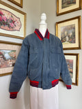 Vintage Pacific Trail Blue & Red Utility Coat