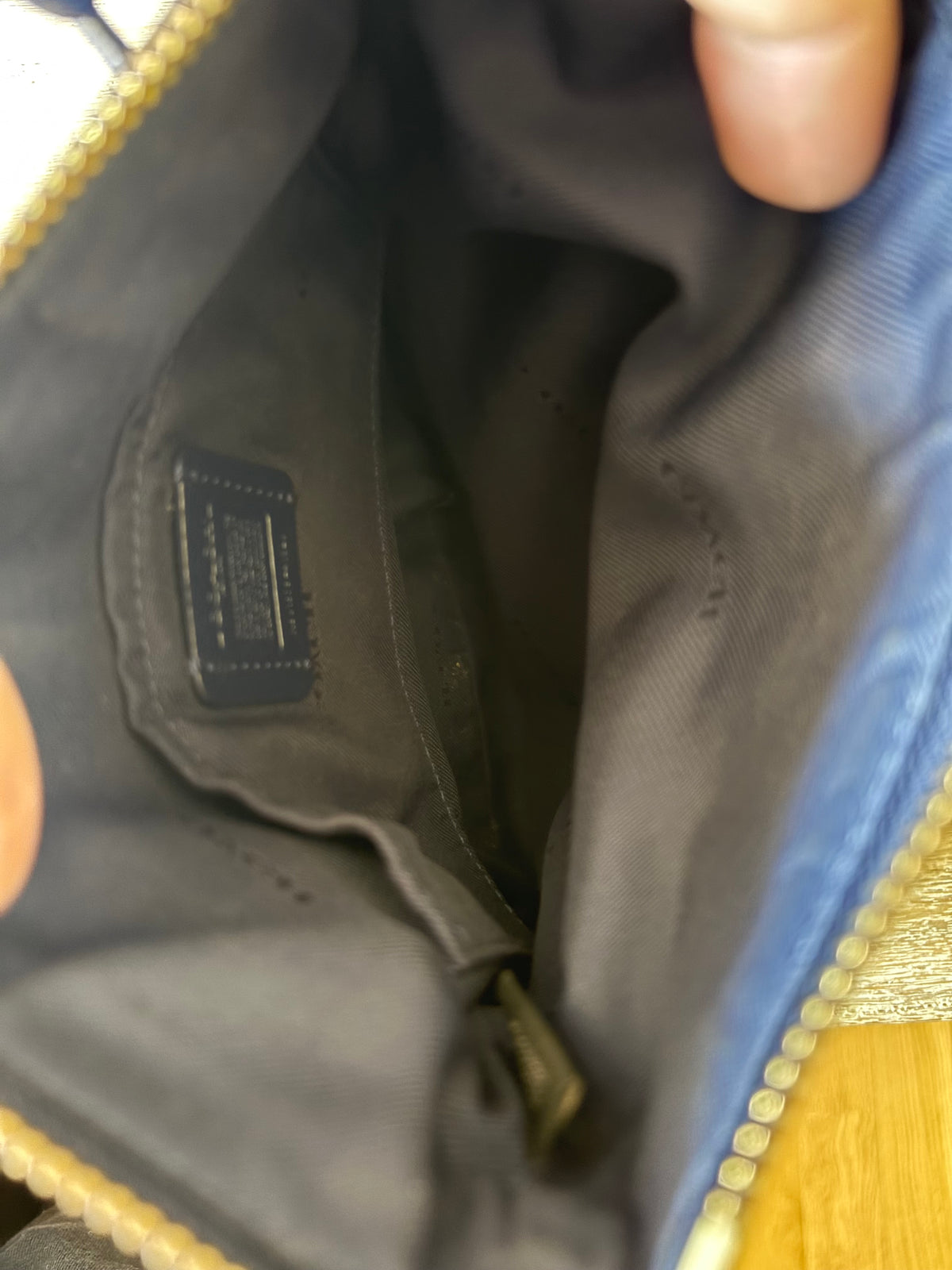 Coach Midnight Blue Crossbody