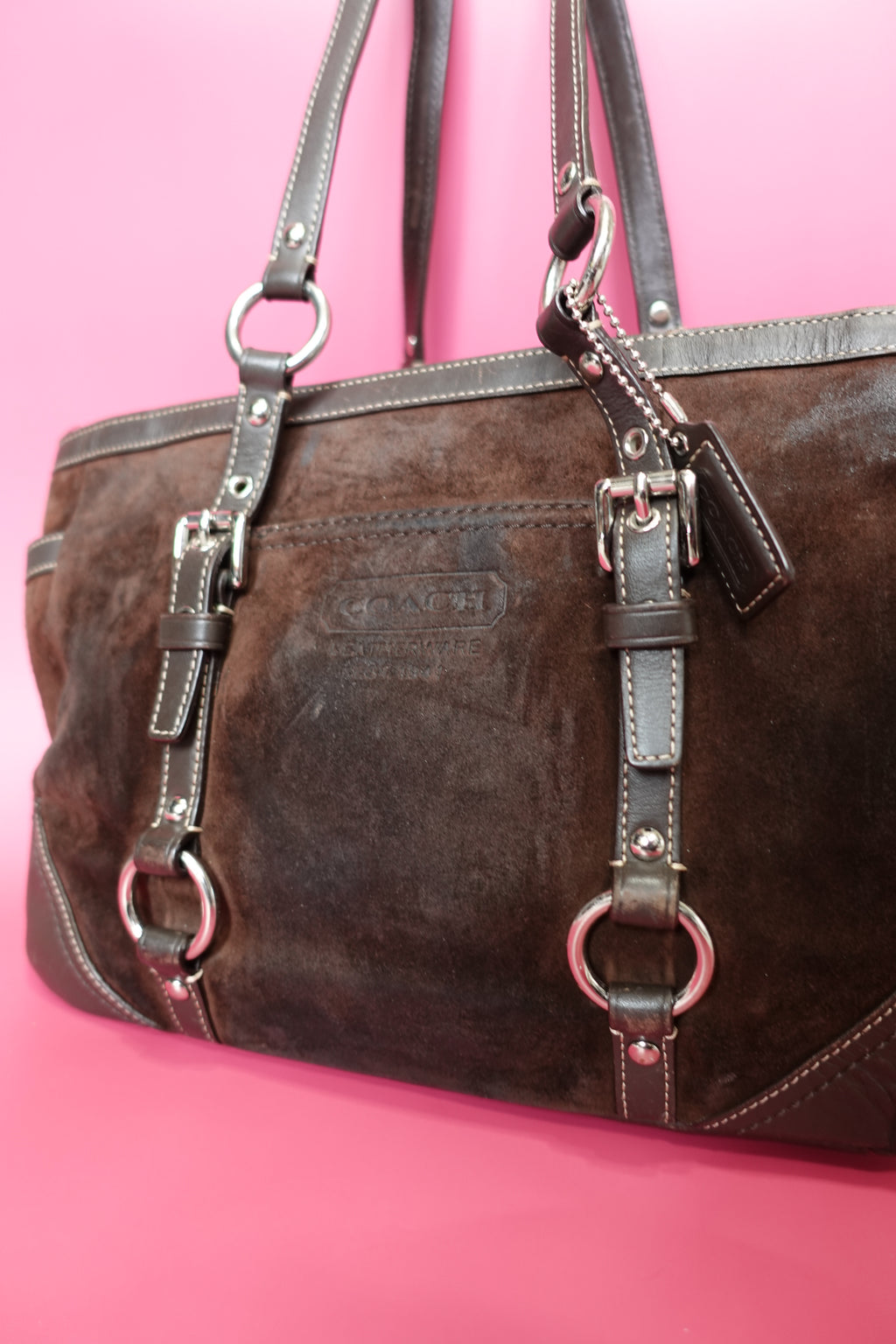 Brown Suede Coach