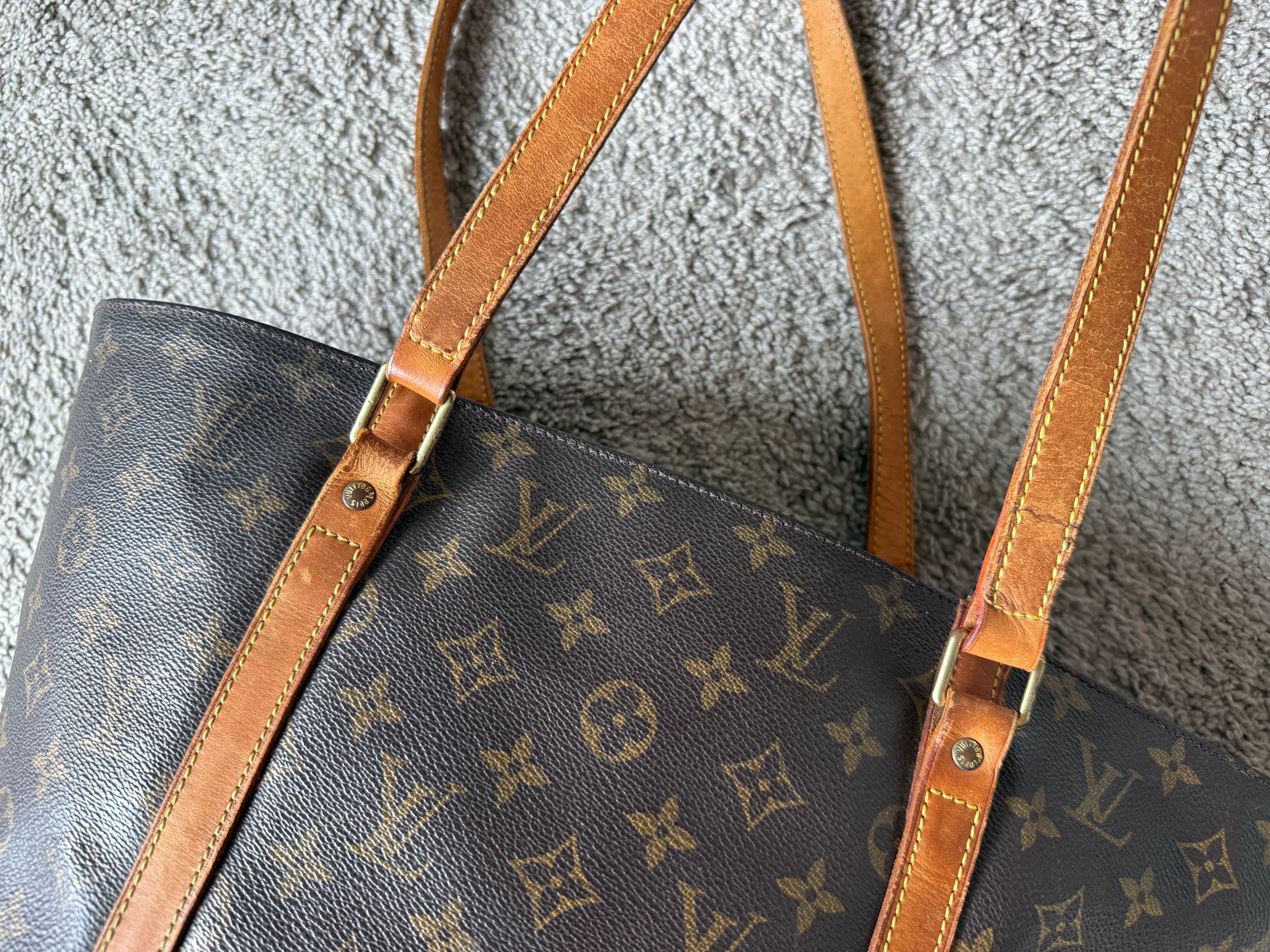 Louis Vuitton Vintage Monogram Sac Shopping Tote Bag