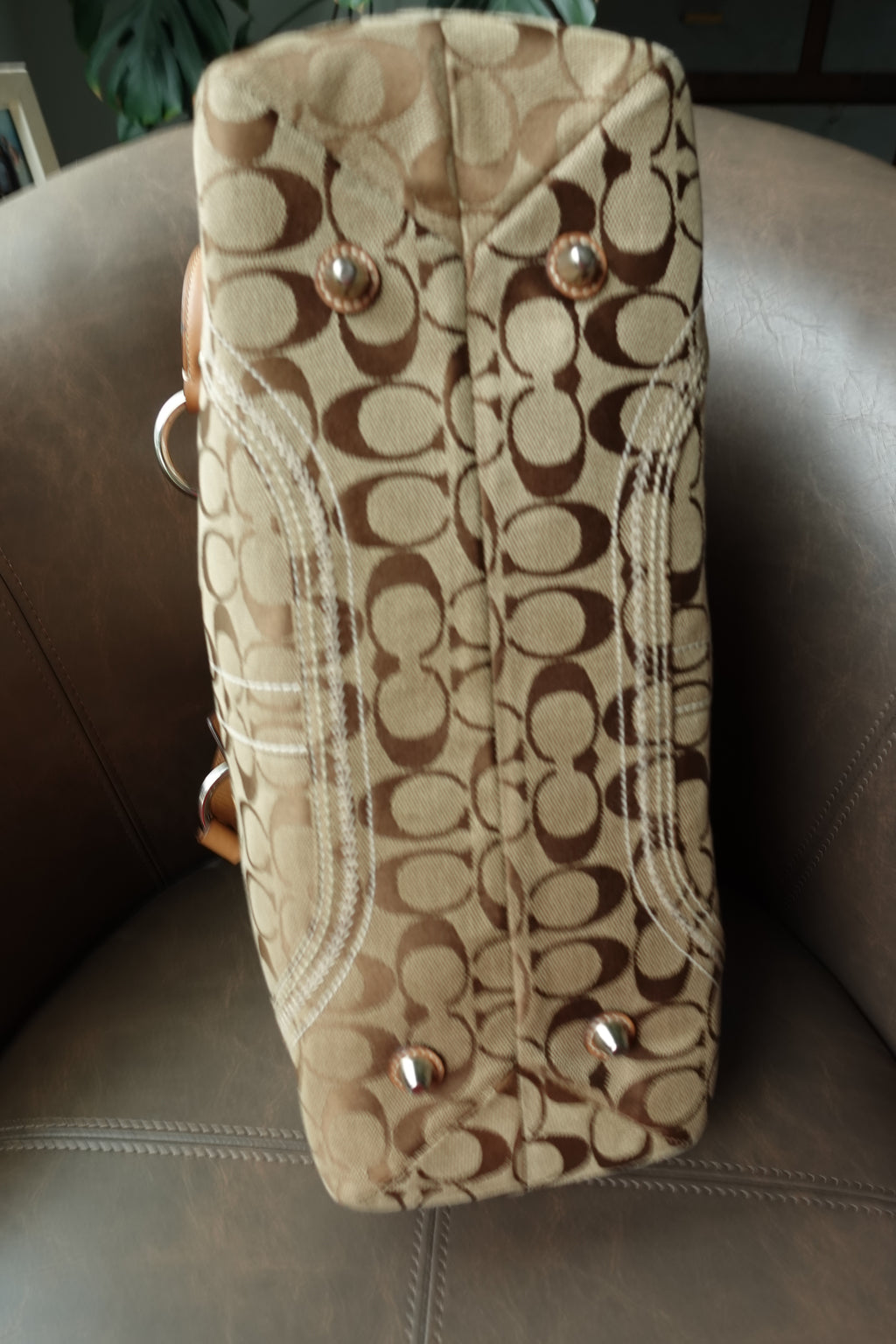 Coach Brown Hamptons Bag
