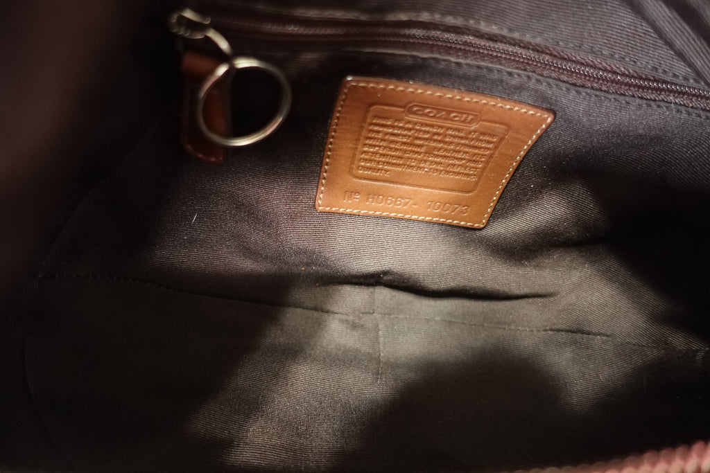 Brown Coach Shoulder Bag
