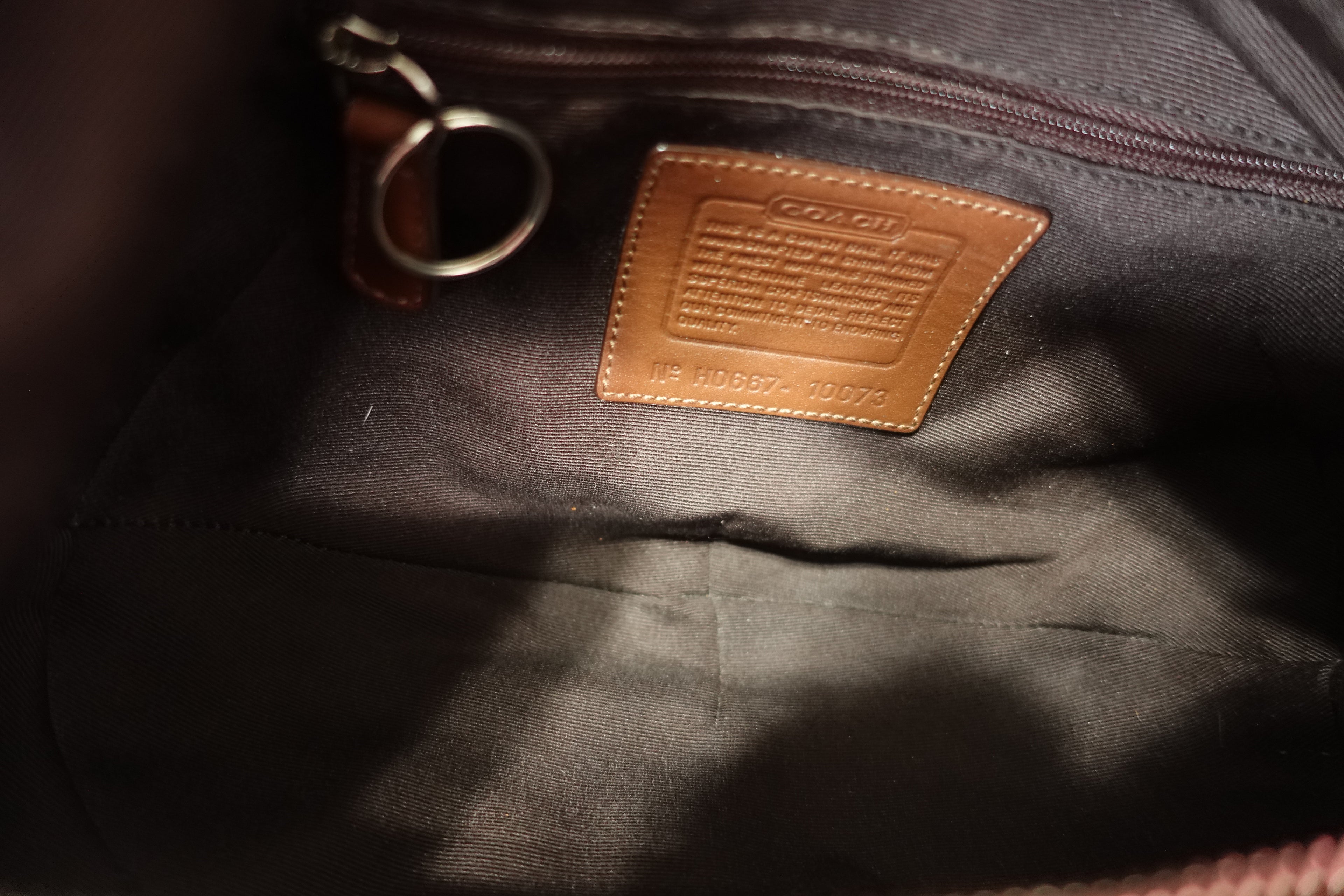 Brown Coach Shoulder Bag