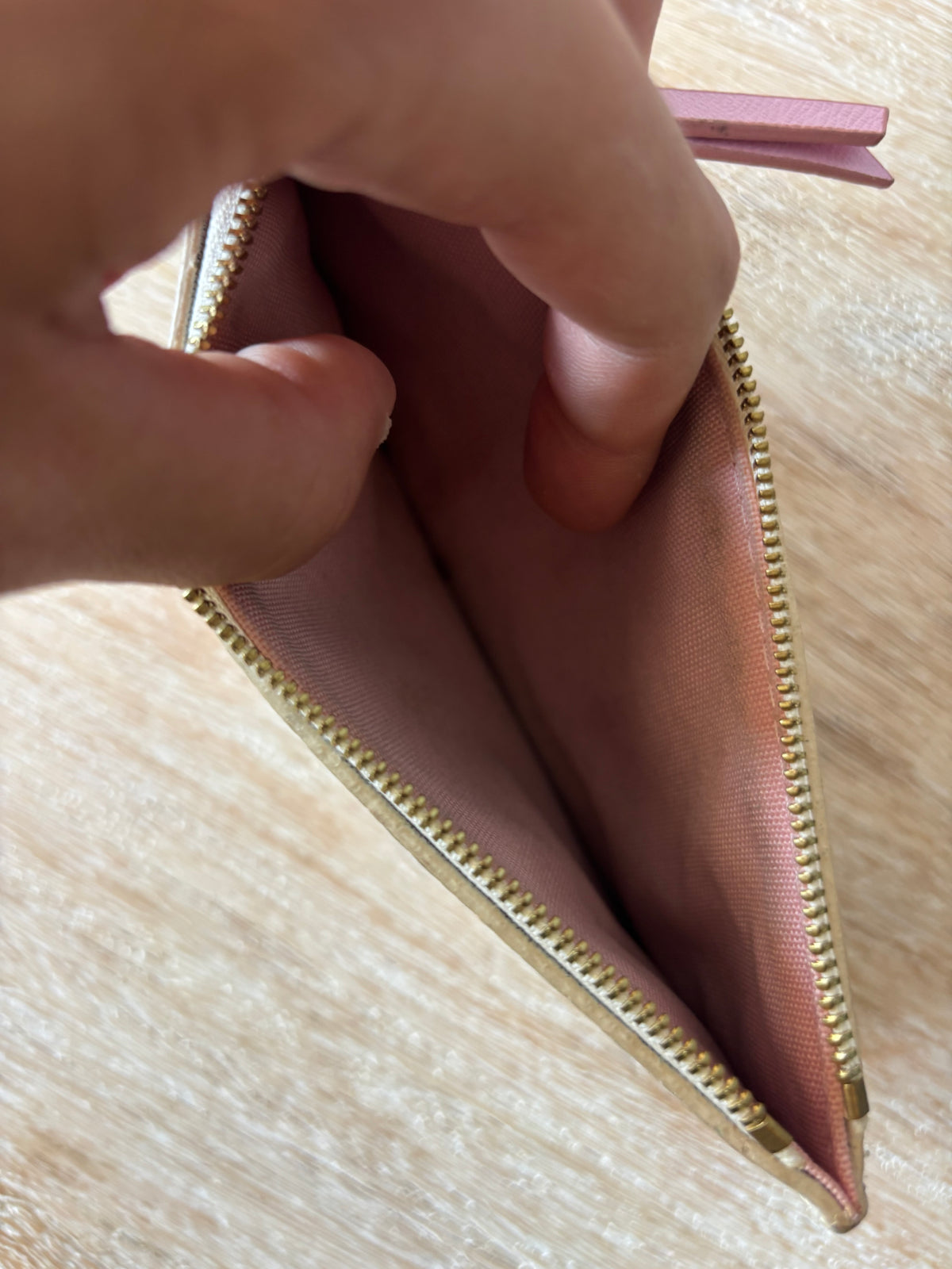 Rare Louis Vuitton Monogram Empreinte Pochette Wristlet