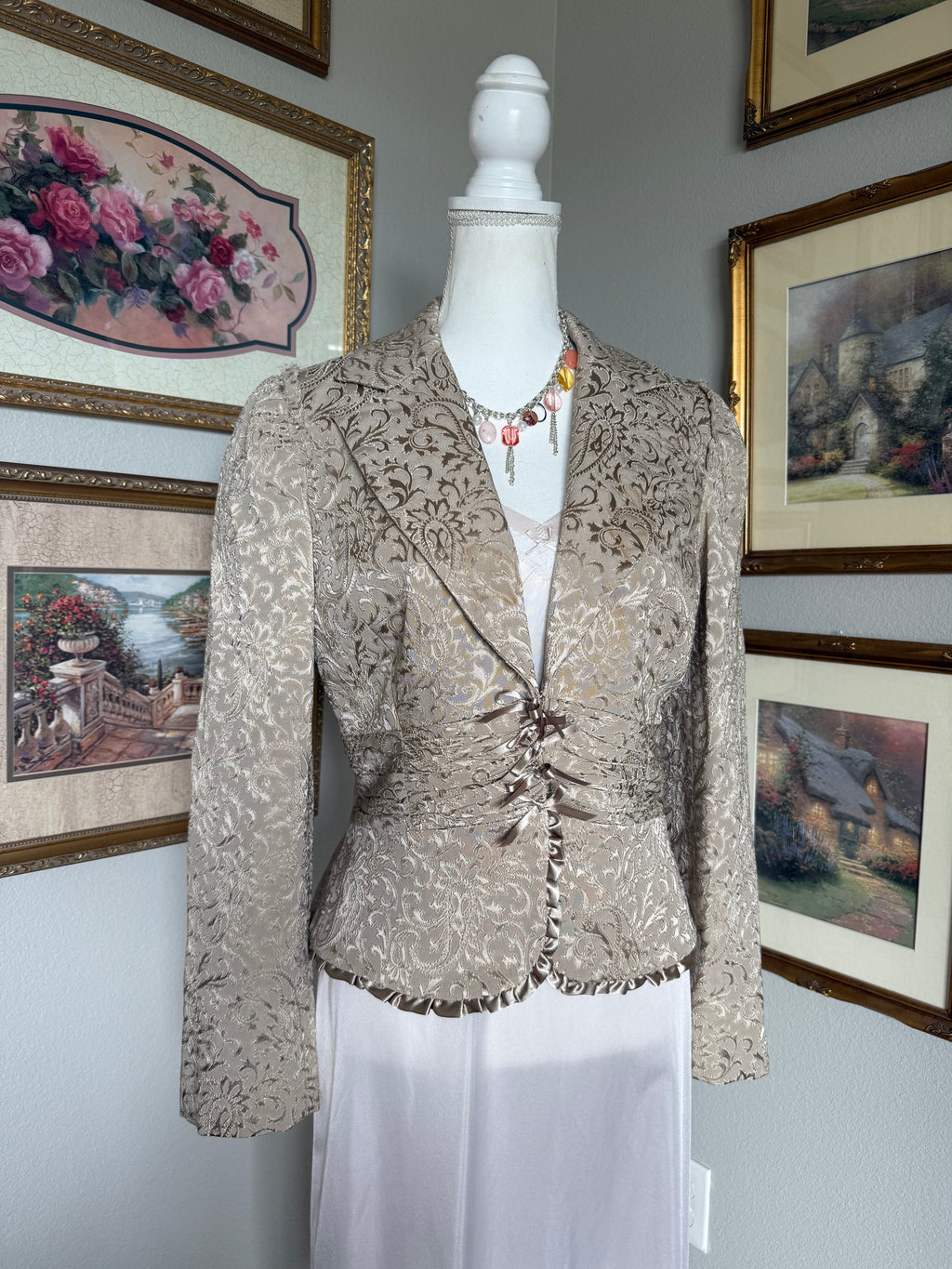 Alberto Makali Vintage Champage Blazer