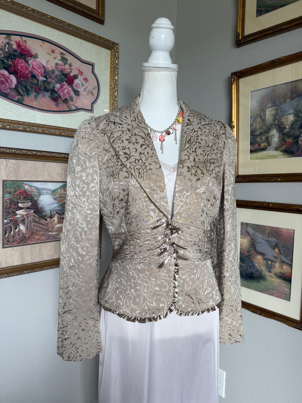Alberto Makali Vintage Champage Blazer