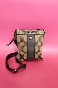 Coach Brown Monogram Crossbody