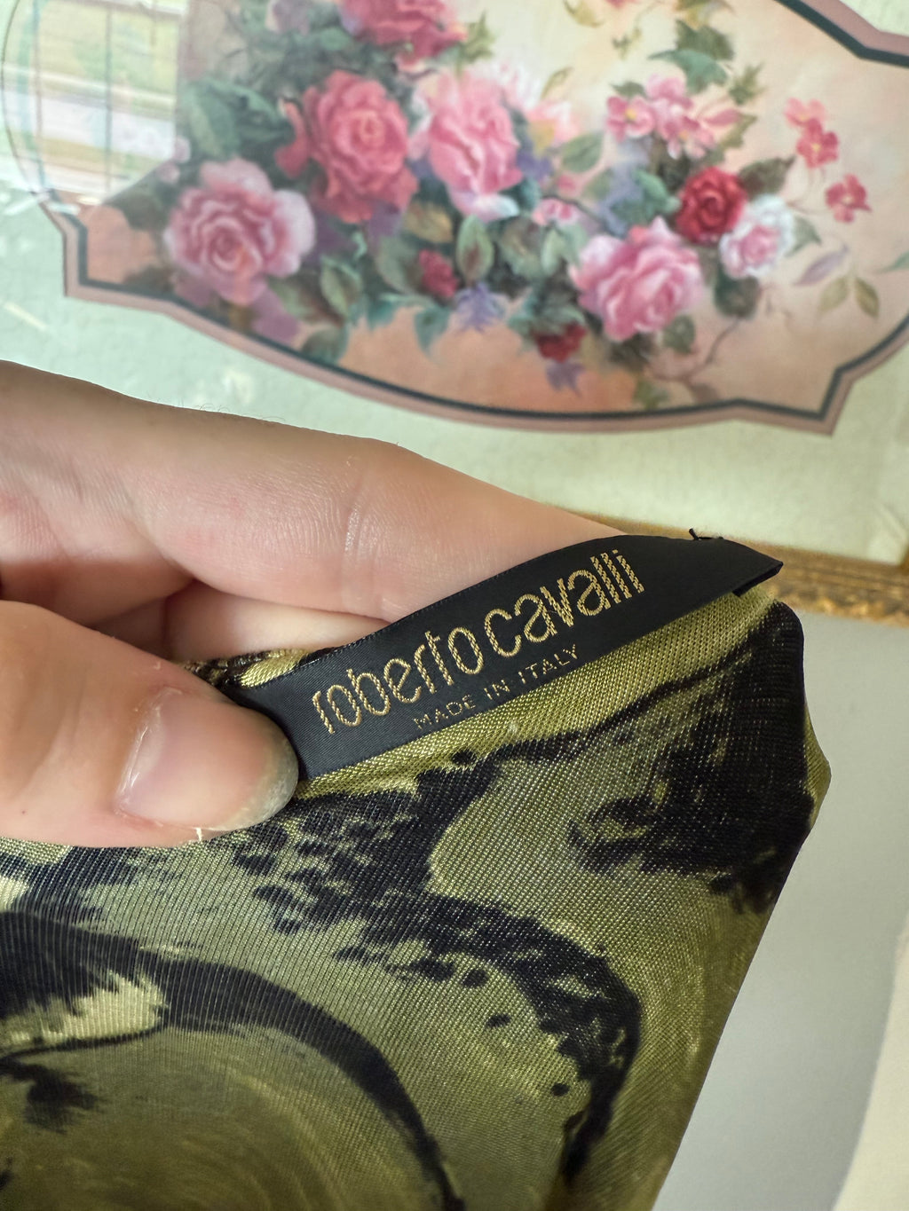 Roberto Cavalli Chinoiserie Dragon Dress F/W 2005