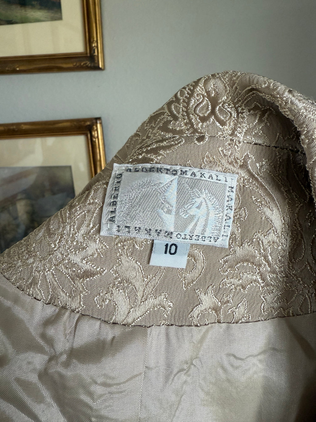 Alberto Makali Vintage Champage Blazer
