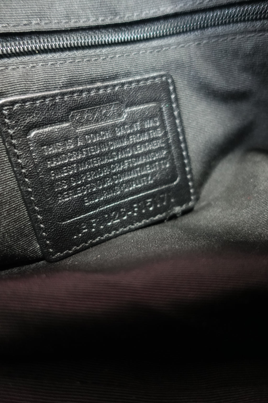 Coach Canvas Turnlock