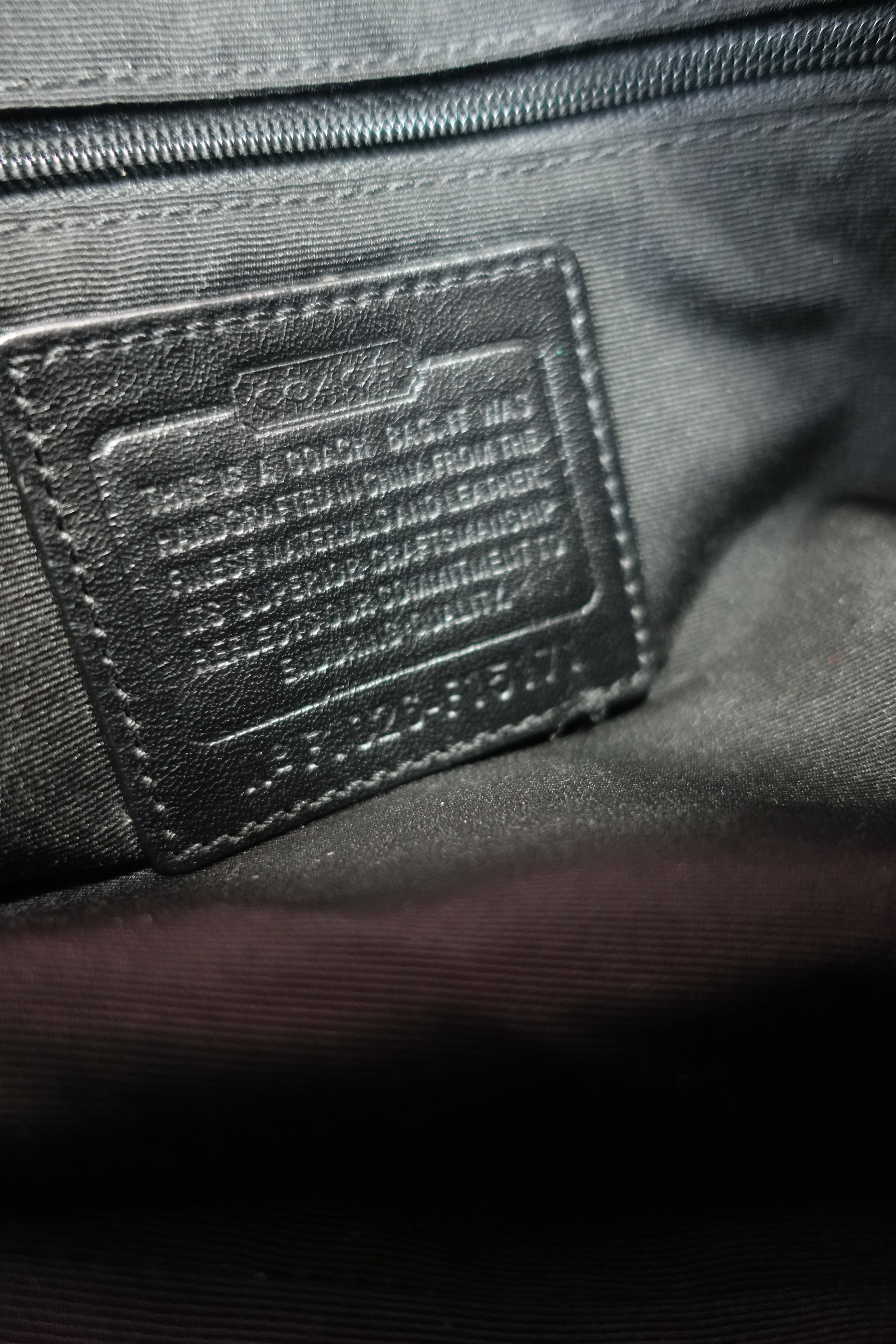 Coach Canvas Turnlock
