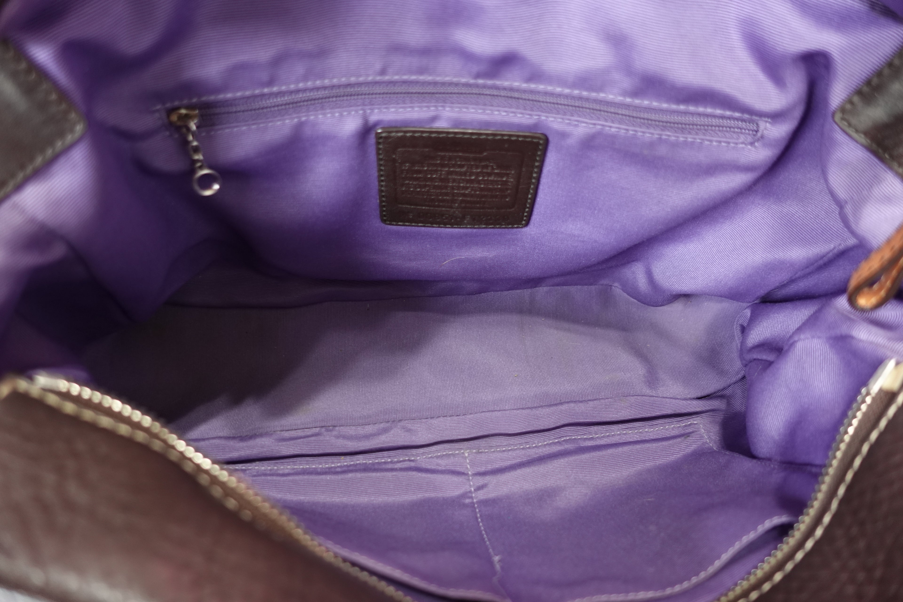 Chocolate Brown Coach Tote