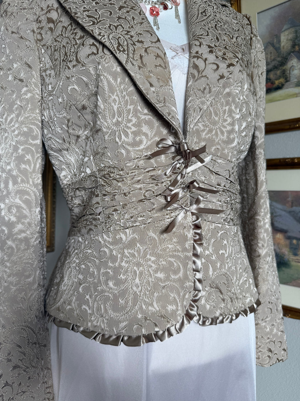 Alberto Makali Vintage Champage Blazer
