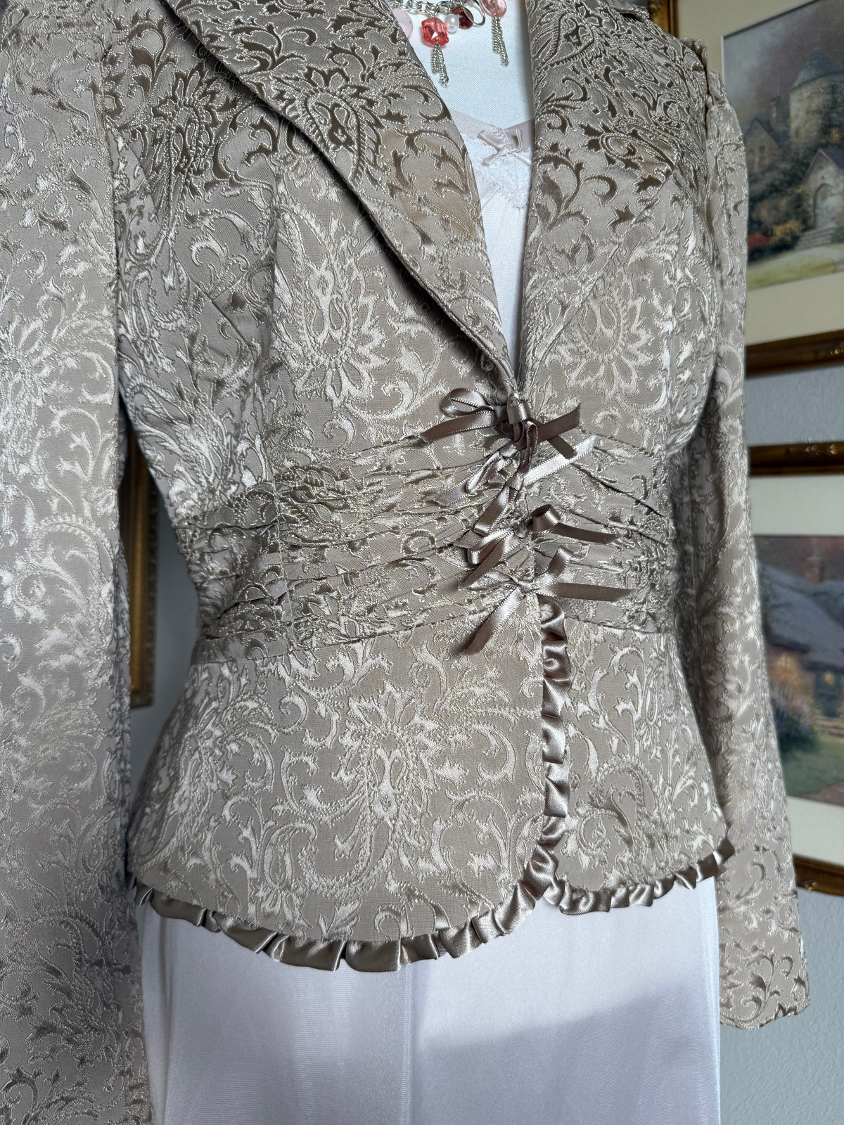 Alberto Makali Vintage Champage Blazer