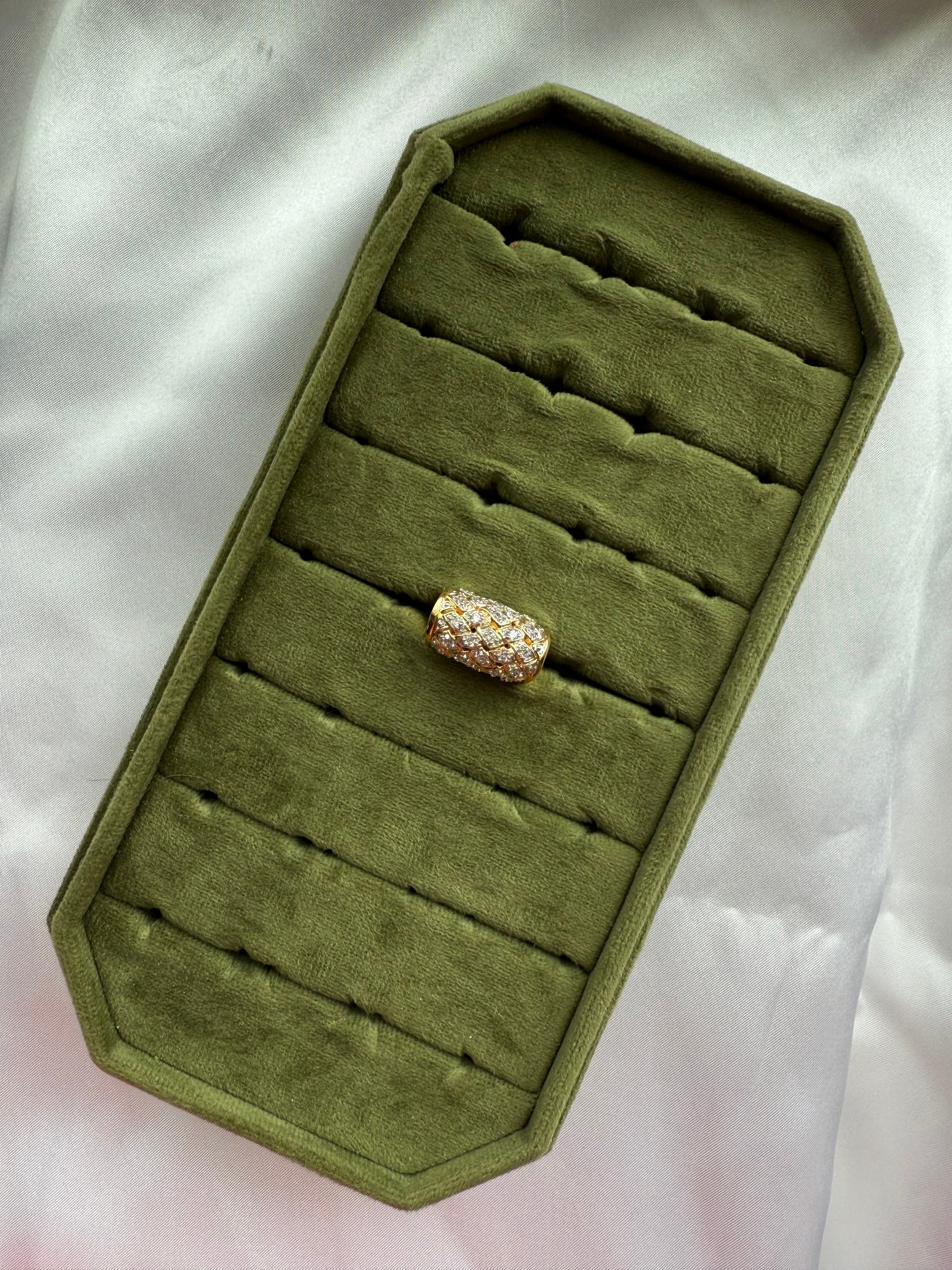 Gold Bar CZ Ring Size 5