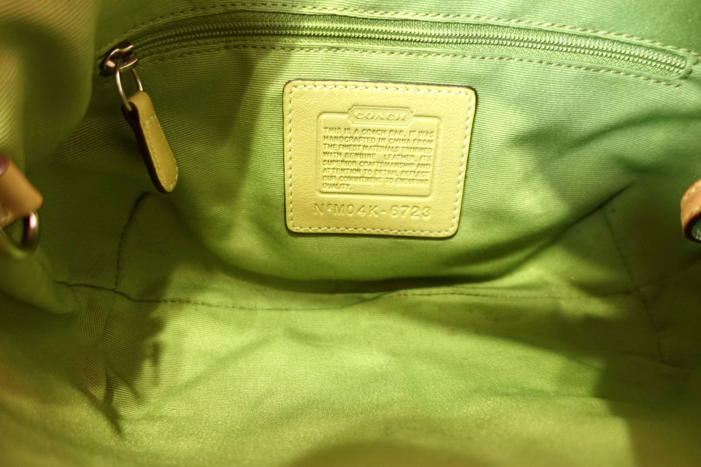 Coach Ladybug Optic Green Soho