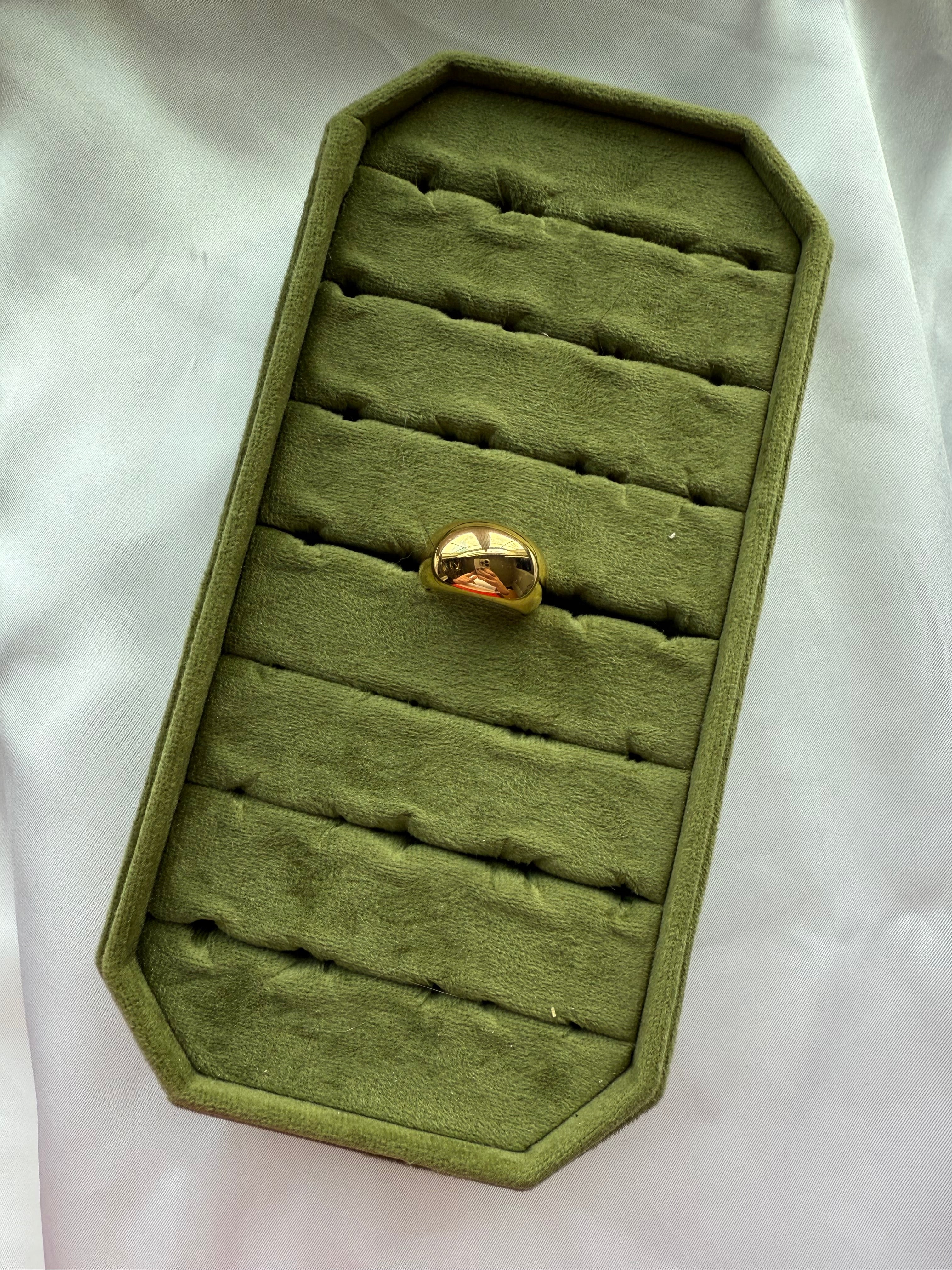 Chunky Gold Dome Ring Size 7
