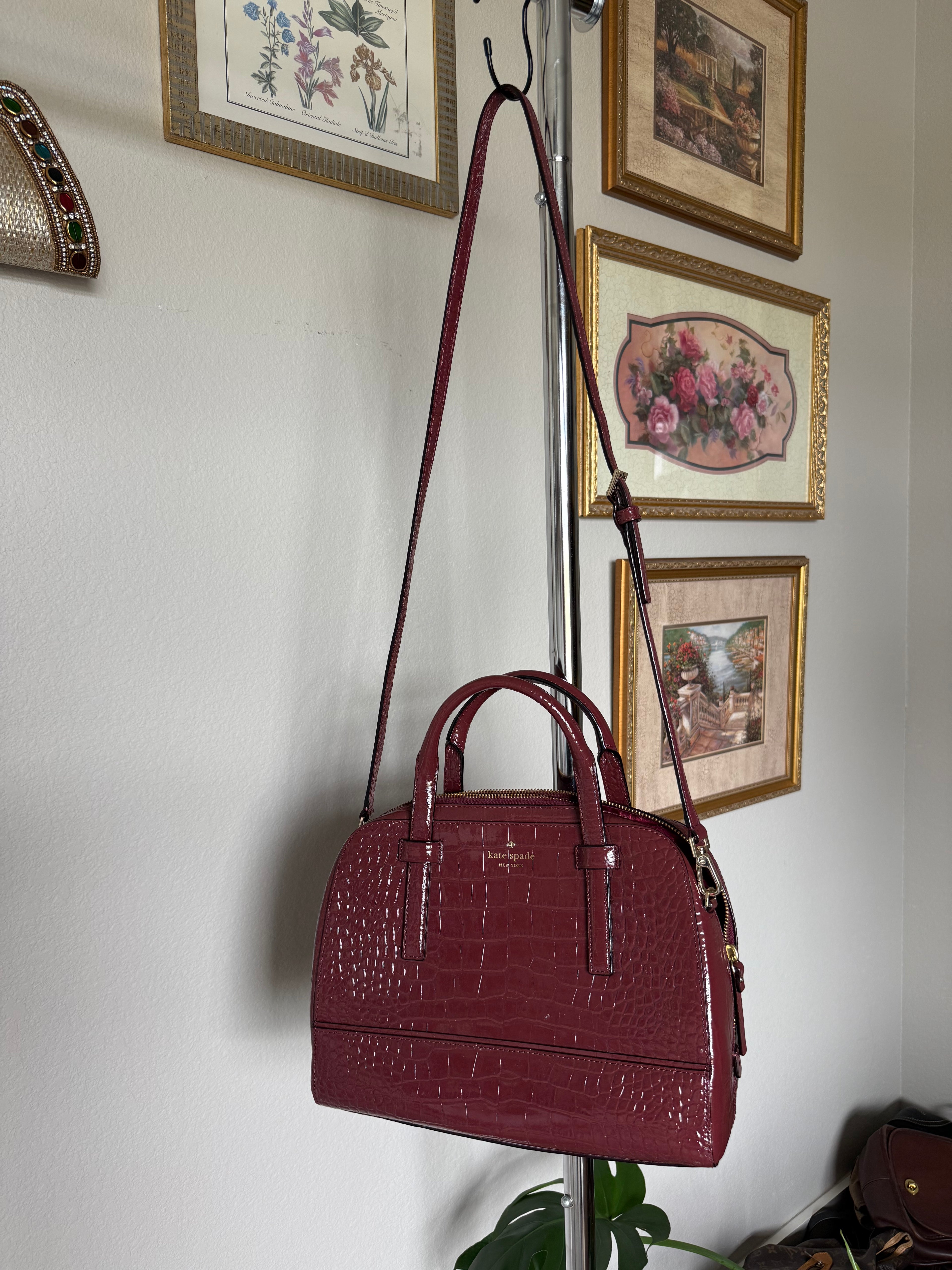 Kate Spade New York Riverside Street Exotic Small Felix Satchel