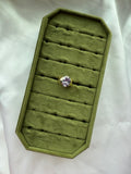 Gold Lilac Chunky Ring Size 7