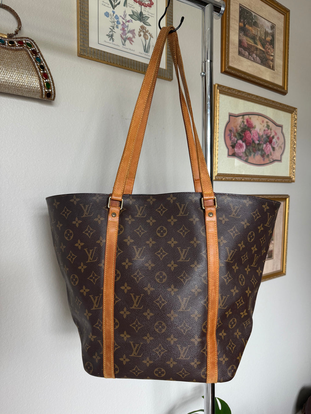 Louis Vuitton Vintage Monogram Sac Shopping Tote Bag