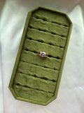 Gold Lilac Ring Size 9.25