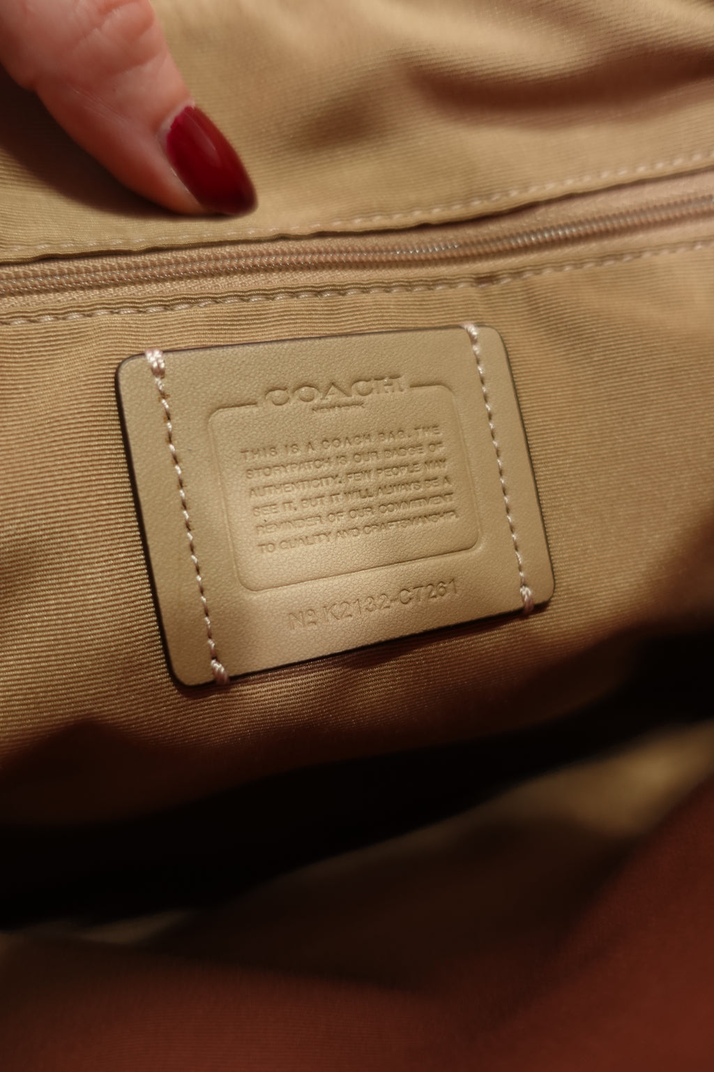 Coach Kacey Snakeskin Tote