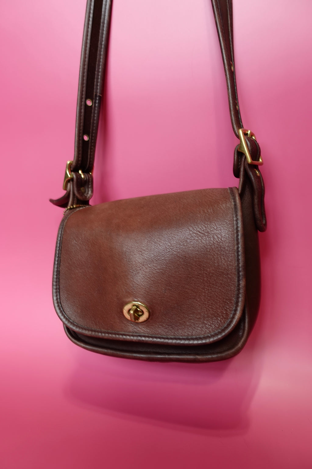 Brown Vintage Coach Legacy