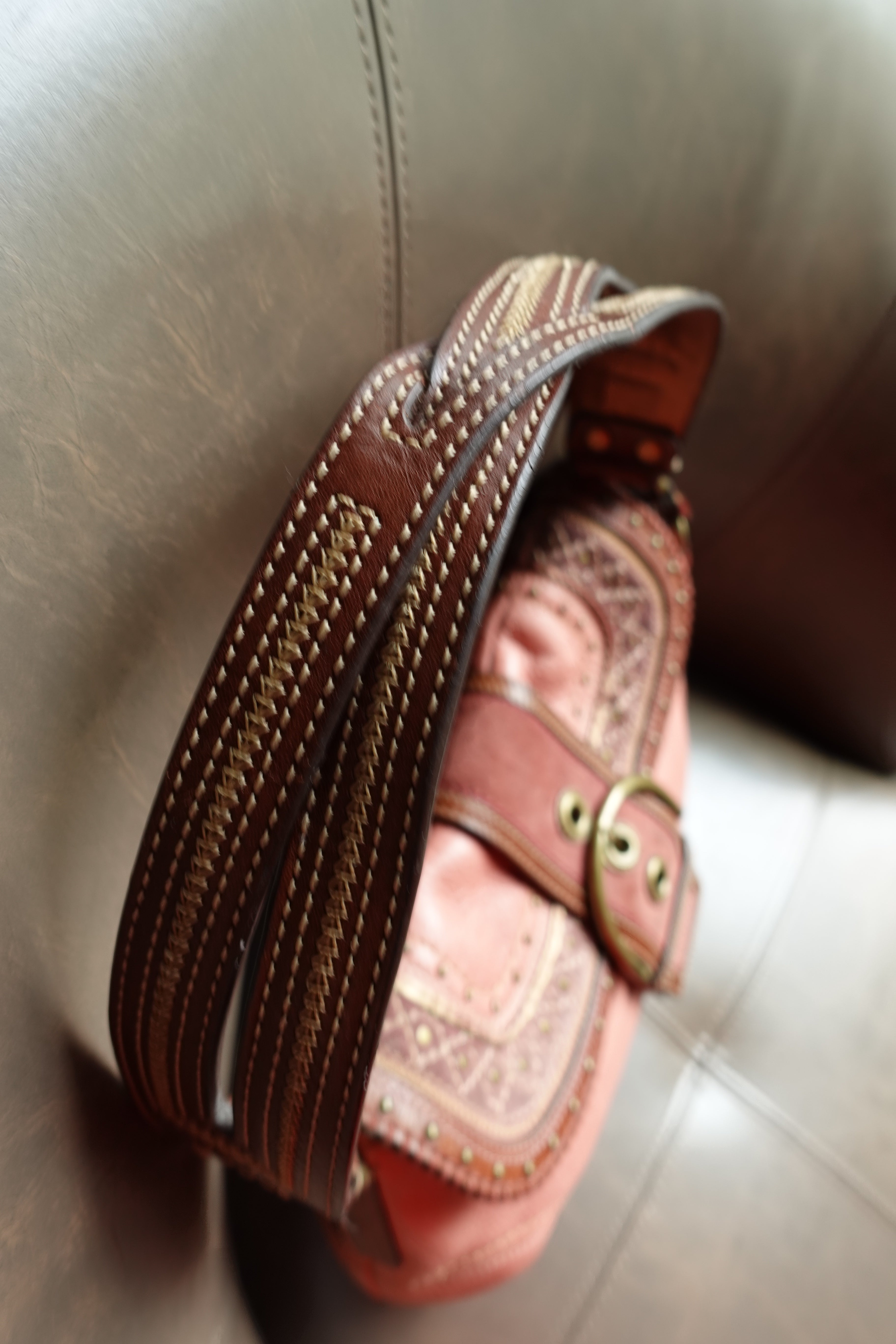 Coach Mia Y2k Pink Studded Soho