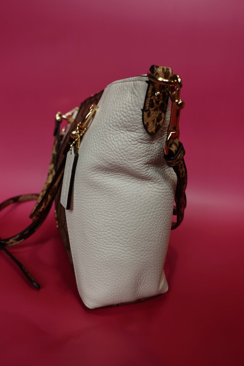 Coach Kacey Snakeskin Tote