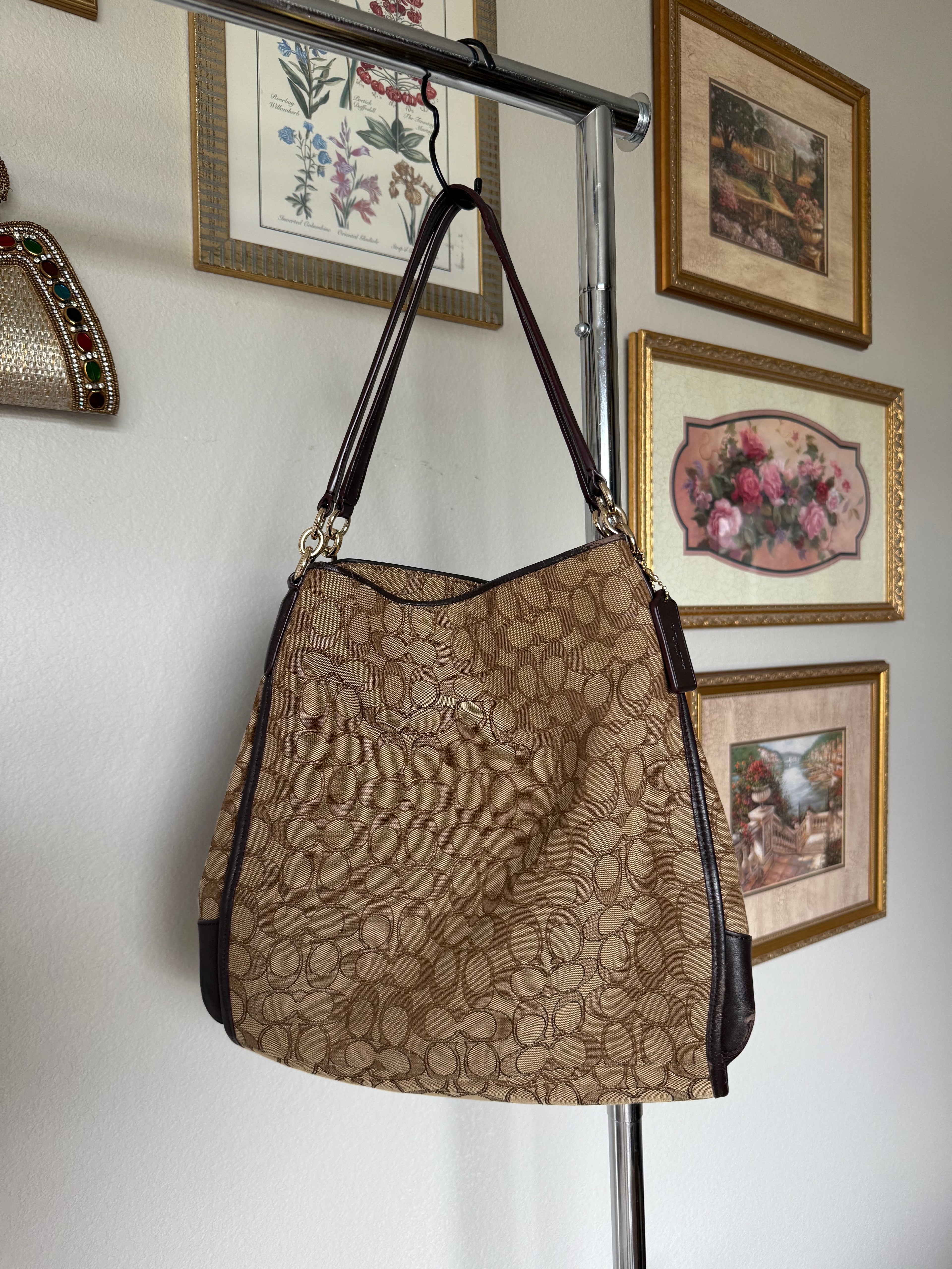 Coach Signature Phoebe Shoulder Bag and Wristlet